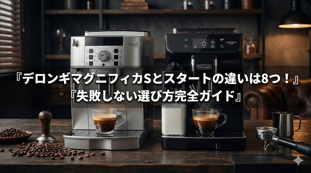 デロンギマグニフィカSとスタートの違いは8つ！失敗しない選び方完全ガイド