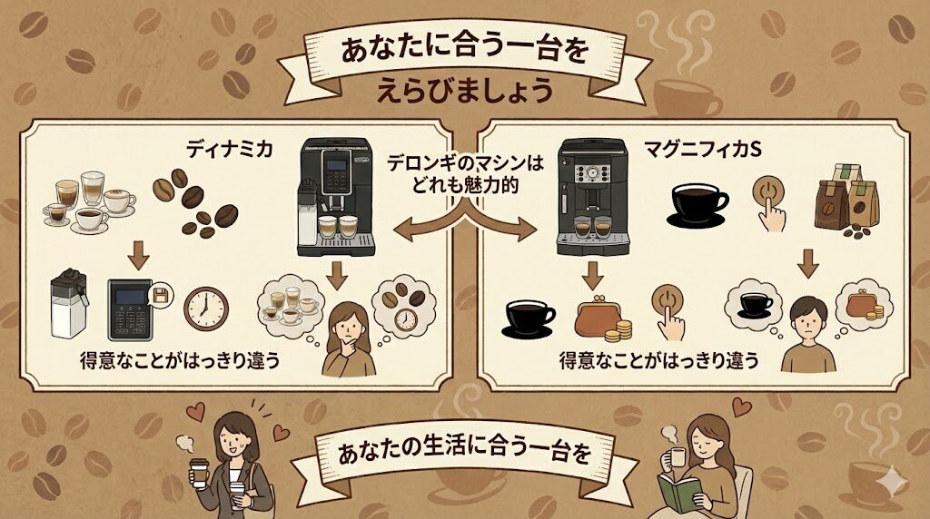 飲み方・豆の傾向で選ぶ診断チャート