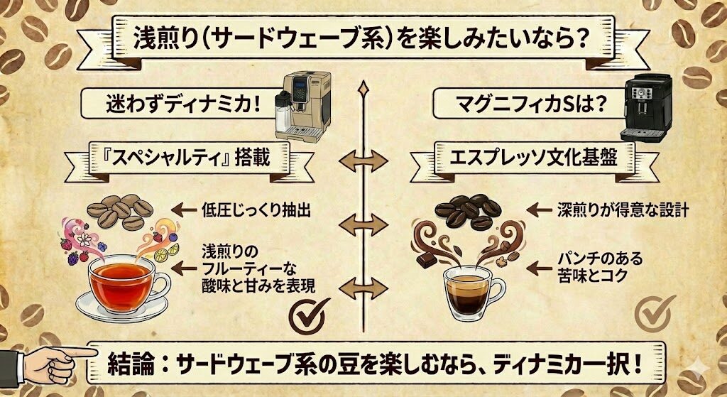 朝煎り(サードウェーブ系)を楽しみたいなら