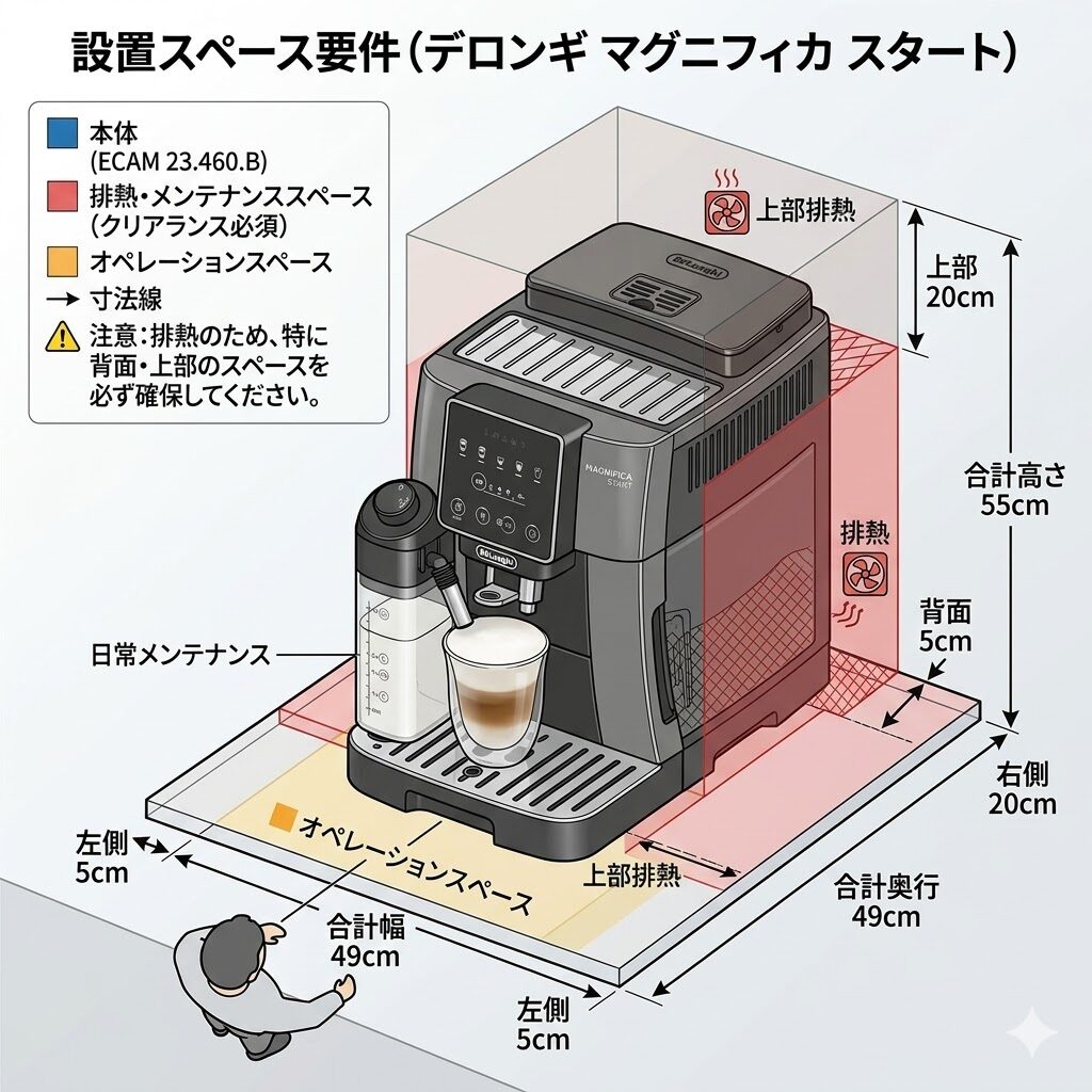設置スペース要件